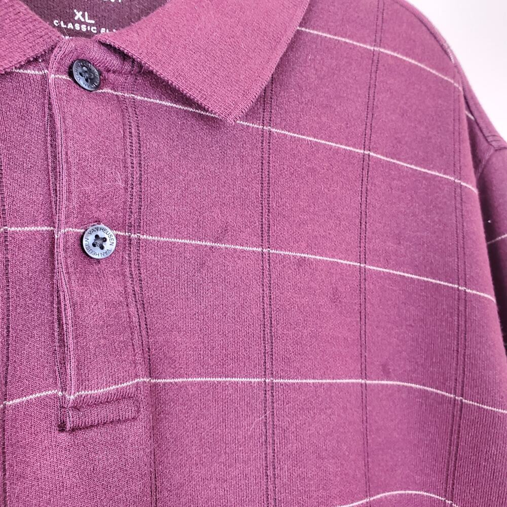 VAN HEUSEN Pin Striped Henley Long Sleeve Shirt - Picture 4 of 9
